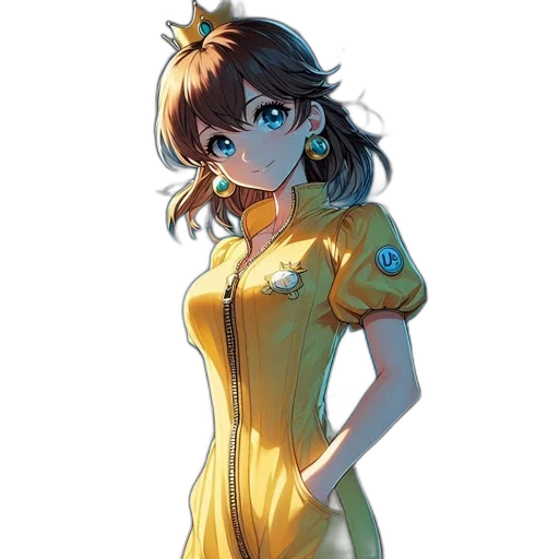 dress, staff, flower, weapon transparent PNG cut-out