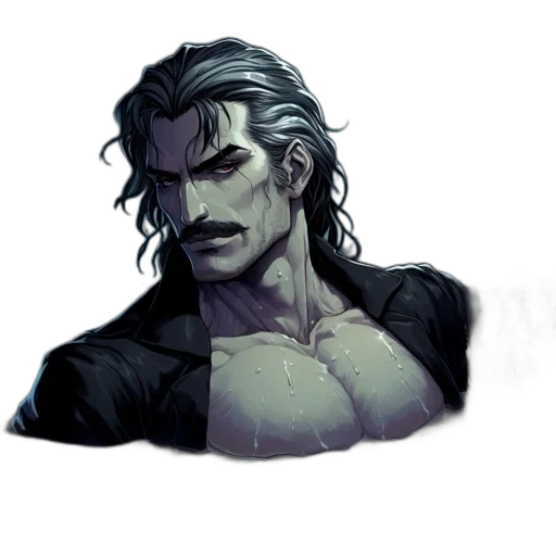 face, staff, concept art, fantasy art transparent PNG cut-out