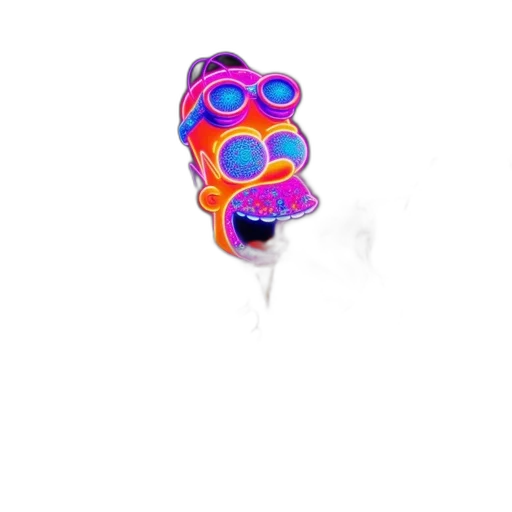 mask, face, staff, creature transparent PNG cut-out