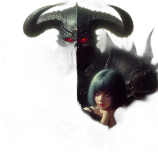 dragon, mask, fantasy art, concept art transparent PNG cut-out