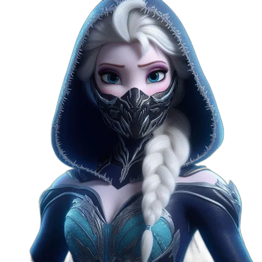 mask, face, dress, fantasy art transparent PNG cut-out
