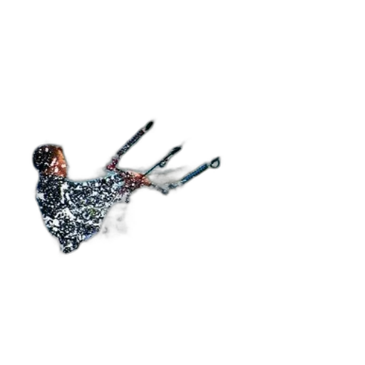 umbrella, hair, staff, robot transparent PNG cut-out