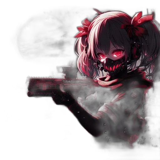 weapon, mask, face, concept art transparent PNG cut-out