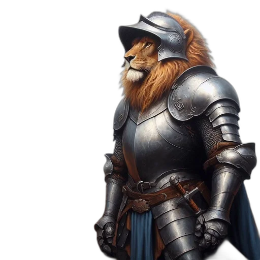 sword, animal, staff, fantasy art transparent PNG cut-out