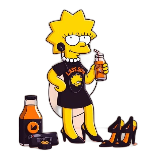 dress, food, bottle, cartoon transparent PNG cut-out