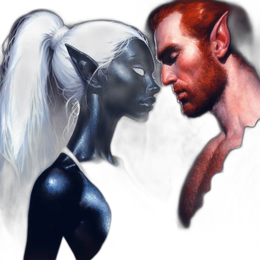 concept art, fantasy art, comic book art, watercolor transparent PNG cut-out