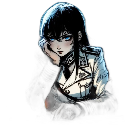 jacket, face, mask, staff transparent PNG cut-out