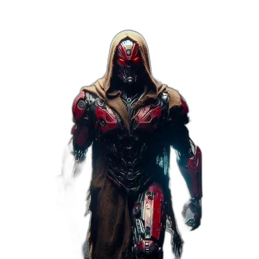 mask, robot, concept art, comic book art transparent PNG cut-out