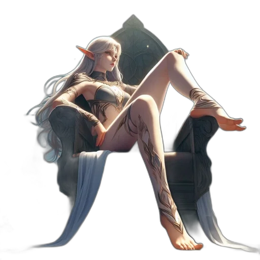 dress, sword, concept art, fantasy art transparent PNG cut-out