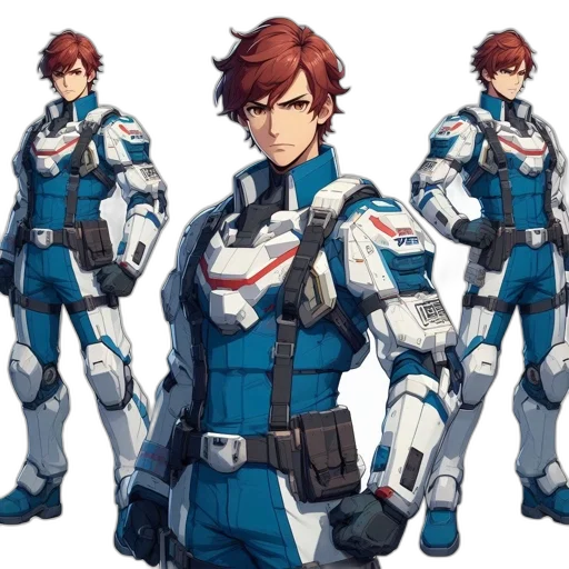 jacket, robot, weapon, concept art transparent PNG cut-out