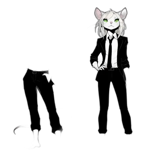 staff, jacket, creature, animal transparent PNG cut-out