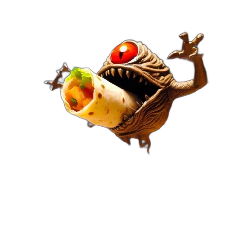 food, dragon, creature, animal transparent PNG cut-out