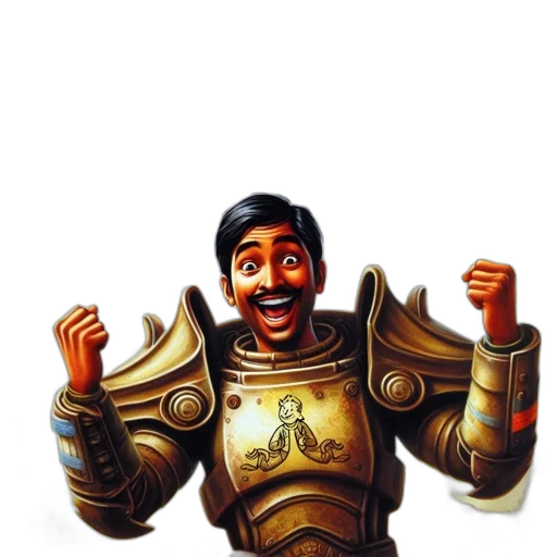 staff, face, robot, sword transparent PNG cut-out
