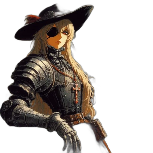hat, weapon, staff, sword transparent PNG cut-out