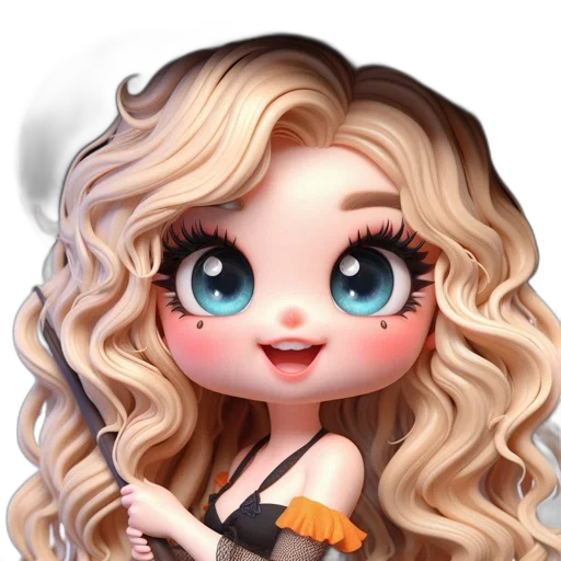 staff, hair, jewelry, dress transparent PNG cut-out