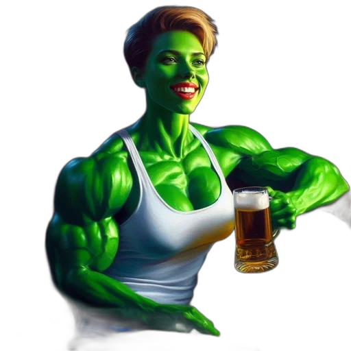 bottle, concept art, comic book art, 3d render transparent PNG cut-out