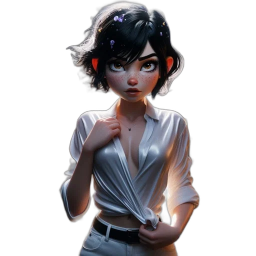 staff, face, jewelry, robot transparent PNG cut-out