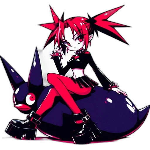 creature, pixel art, concept art, anime transparent PNG cut-out