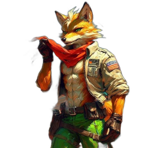 jacket, staff, animal, mask transparent PNG cut-out