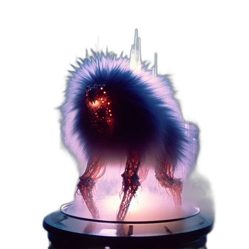 hair, creature, robot, crown transparent PNG cut-out