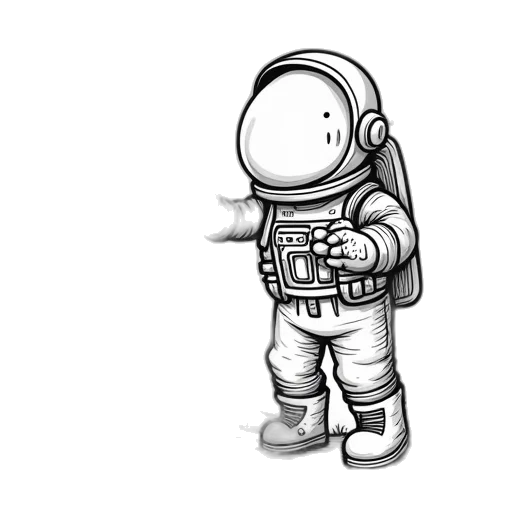 robot, jacket, staff, concept art transparent PNG cut-out