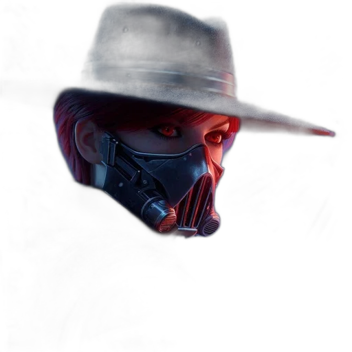 mask, hat, face, robot transparent PNG cut-out
