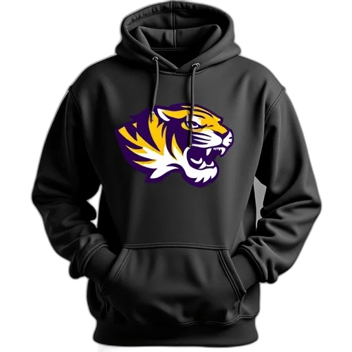 jacket, 3d render, lsu, tigers transparent PNG cut-out