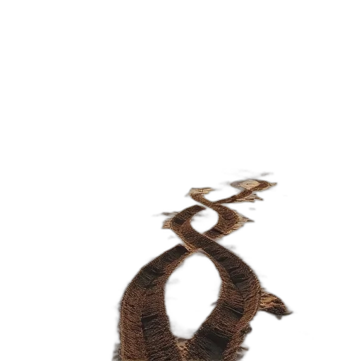 hair, dragon, hat, staff transparent PNG cut-out