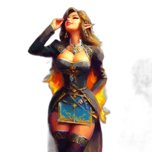 dress, fantasy art, concept art, pixel art transparent PNG cut-out