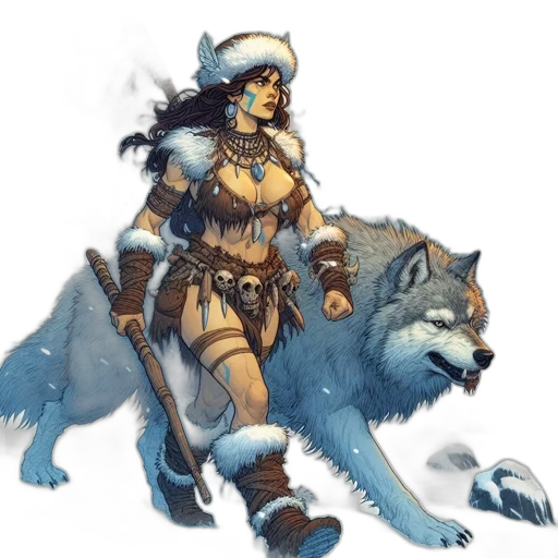 fantasy art, concept art, pixel art, comic book art transparent PNG cut-out