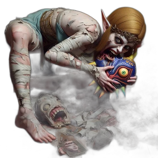 mask, face, creature, concept art transparent PNG cut-out