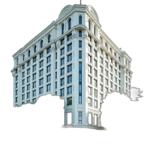building, furniture, robot, 3d render transparent PNG cut-out