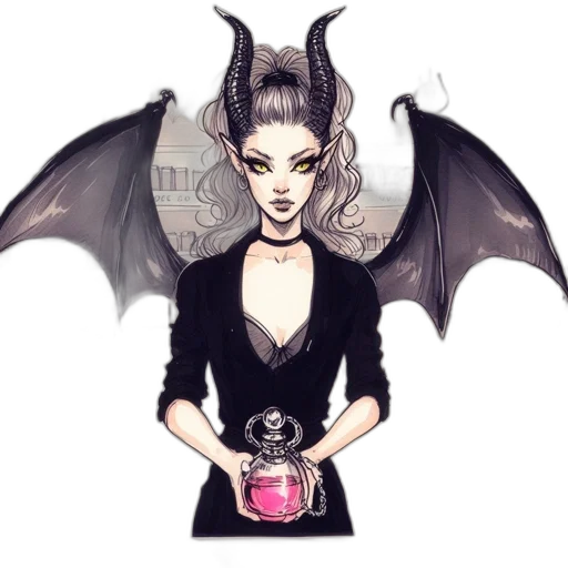 dragon, mask, staff, creature transparent PNG cut-out