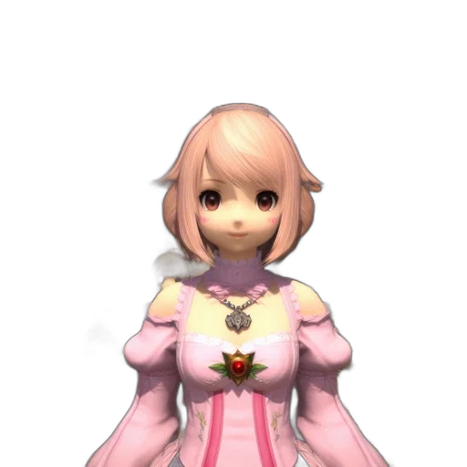 dress, staff, face, weapon transparent PNG cut-out