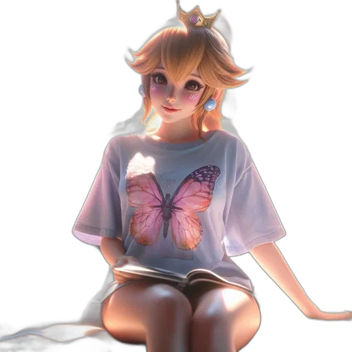 dress, robot, face, crown transparent PNG cut-out
