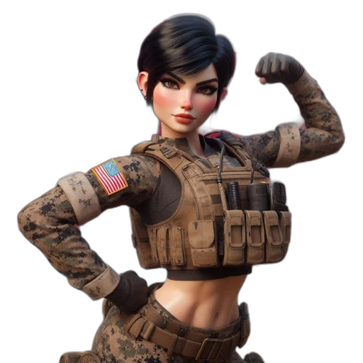 weapon, jacket, face, concept art transparent PNG cut-out