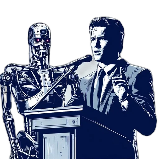 robot, comic book art, concept art, pixel art transparent PNG cut-out
