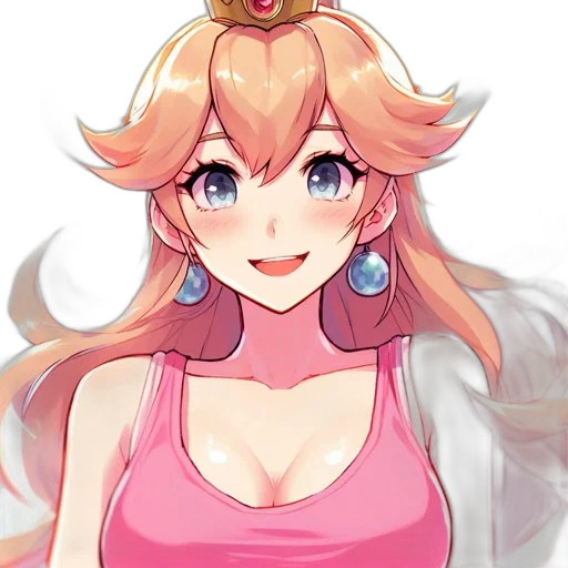 crown, dress, staff, face transparent PNG cut-out