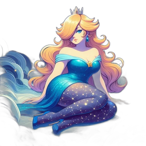 dress, crown, concept art, pixel art transparent PNG cut-out