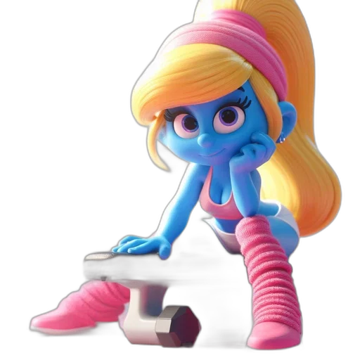 robot, staff, hair, dress transparent PNG cut-out