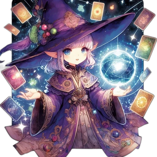 staff, dress, hat, dragon transparent PNG cut-out