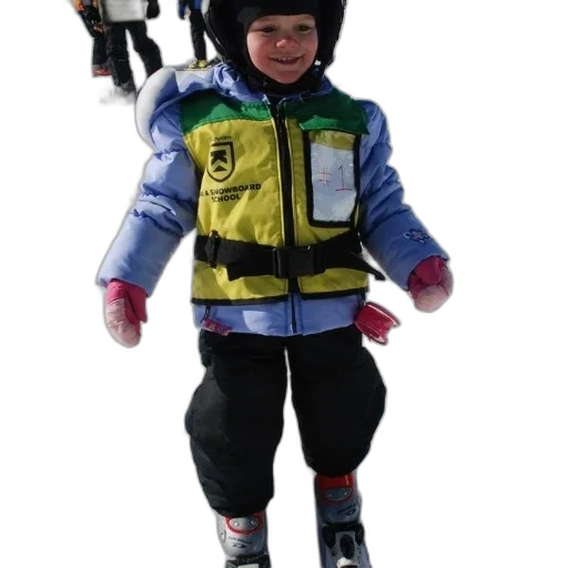 jacket, staff, child, yellow transparent PNG cut-out