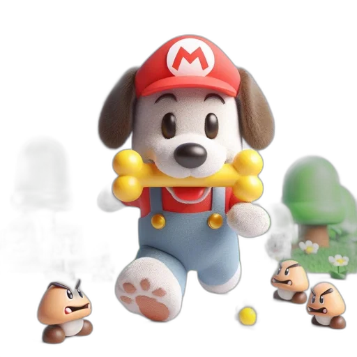 3d render, concept art, whimsical, scene transparent PNG cut-out