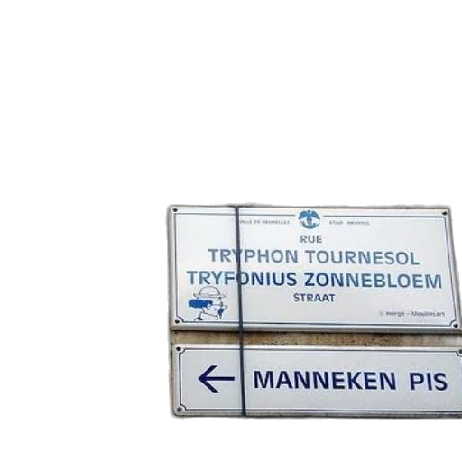 street, signs, brussels, belgium transparent PNG cut-out