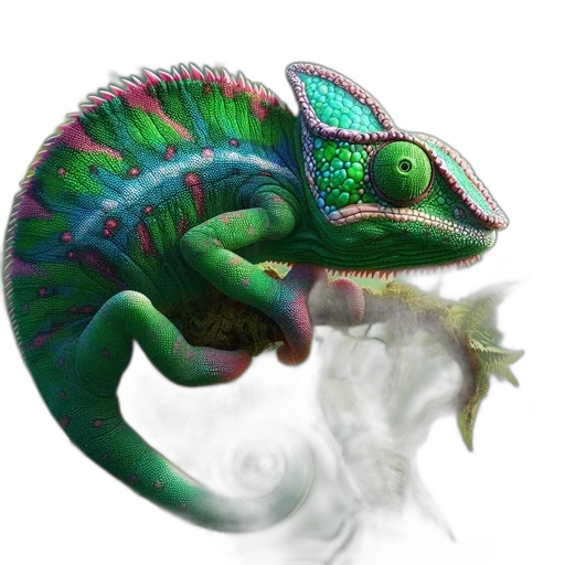 dragon, creature, animal, staff transparent PNG cut-out