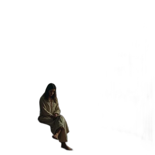 creature, hair, dress, jacket transparent PNG cut-out