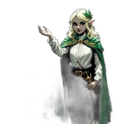 staff, fantasy art, concept art, comic book art transparent PNG cut-out