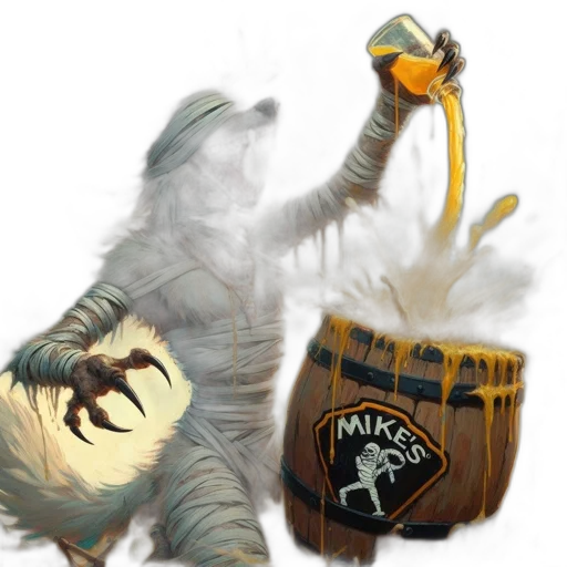 dragon, creature, staff, weapon transparent PNG cut-out