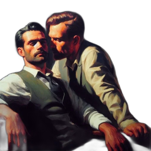oil painting, concept art, photorealistic, comic book art transparent PNG cut-out