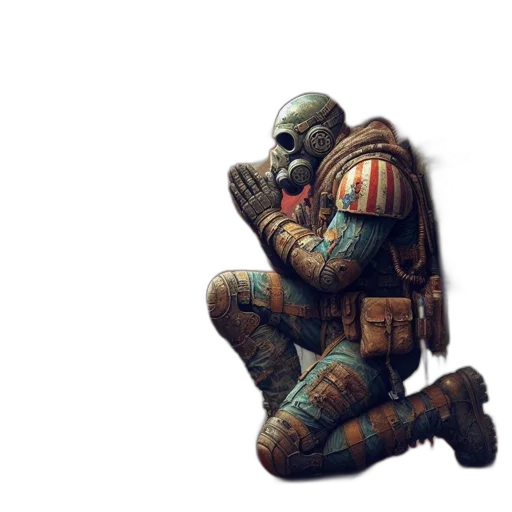 weapon, robot, creature, jacket transparent PNG cut-out